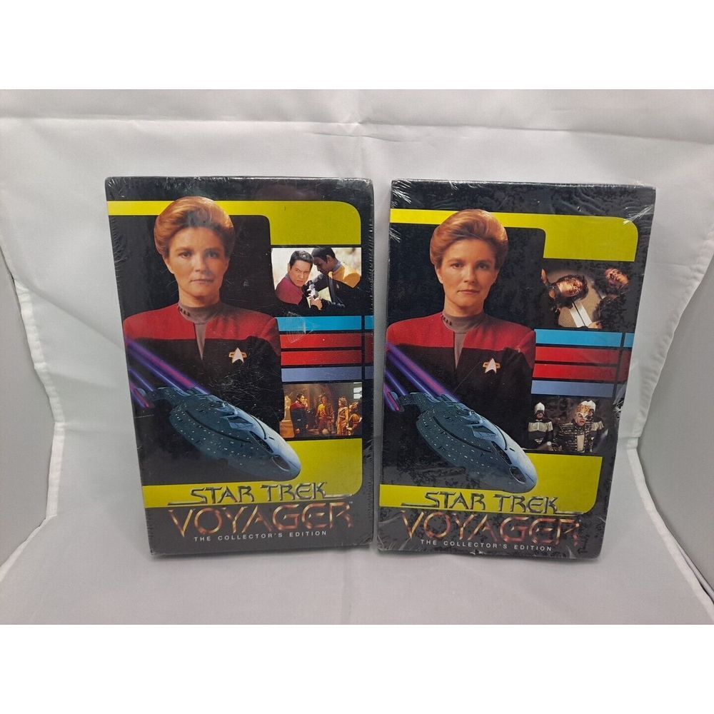 Star Trek Voyager:Collector's Edition Columbia House - 2 VHS Tapes Unwrapped